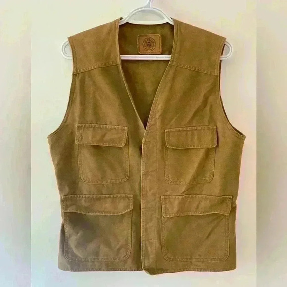 CLUB  MONACO 90s Vintage Cotton Utility Vest - Picture 6 of 7